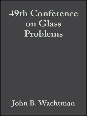 cover image of 49th Conference on Glass Problems